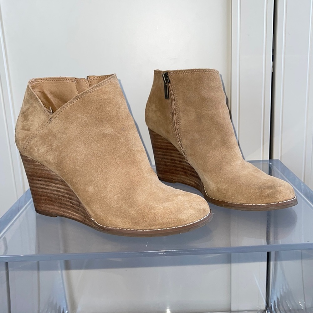 Luck Brand Suede Booties